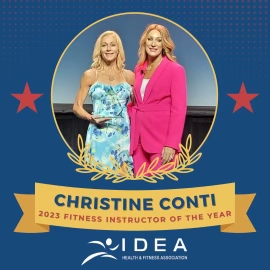 Christine Conti: Inspiring Professional Development and Recognized as IDEA World Fitness Trainer of the Year