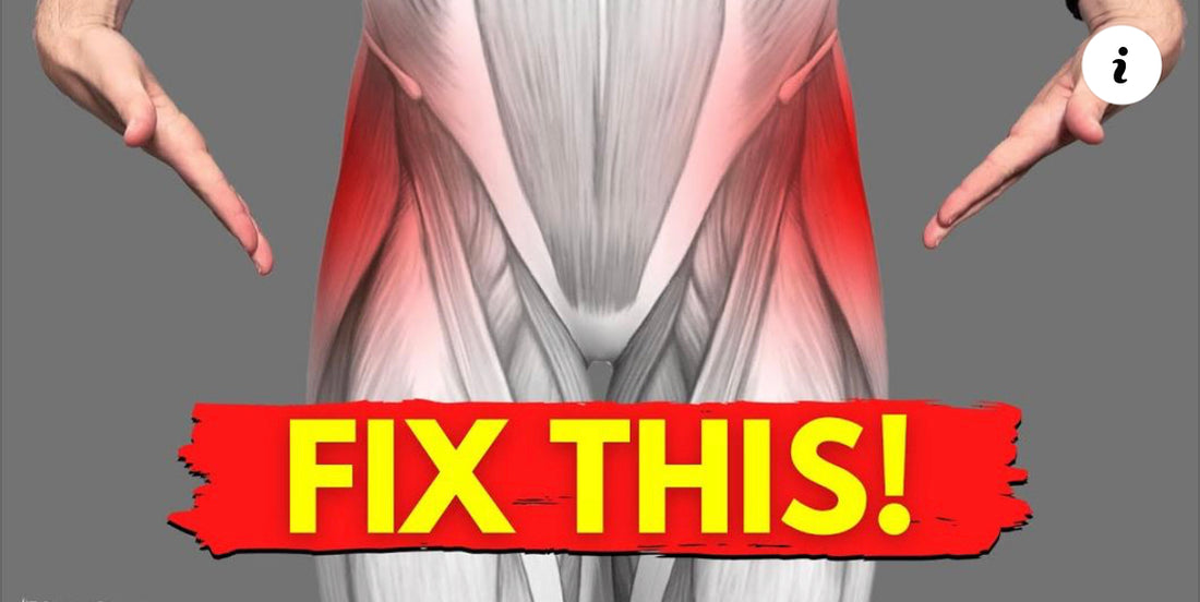 Tight hips can be released using the Rollga foam roller zone 3 contour to target areas of tension and release specific pressure points