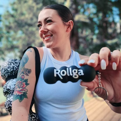 Rollga's micro hand and foot roller is perfect for tired achy feet and hands
