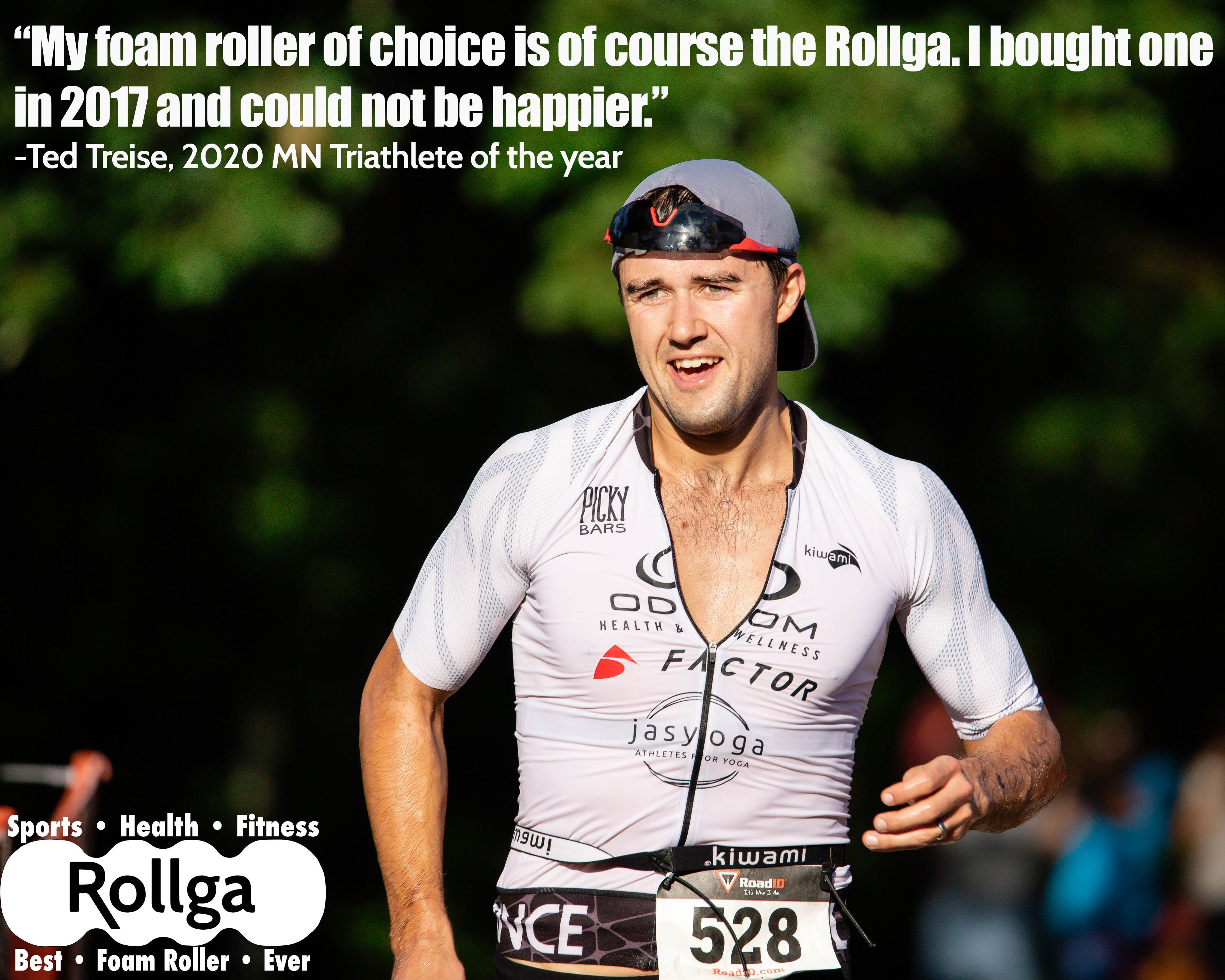 Minnesota's Top Triathlete: Ted Treise, Uses Rollga for Recovery