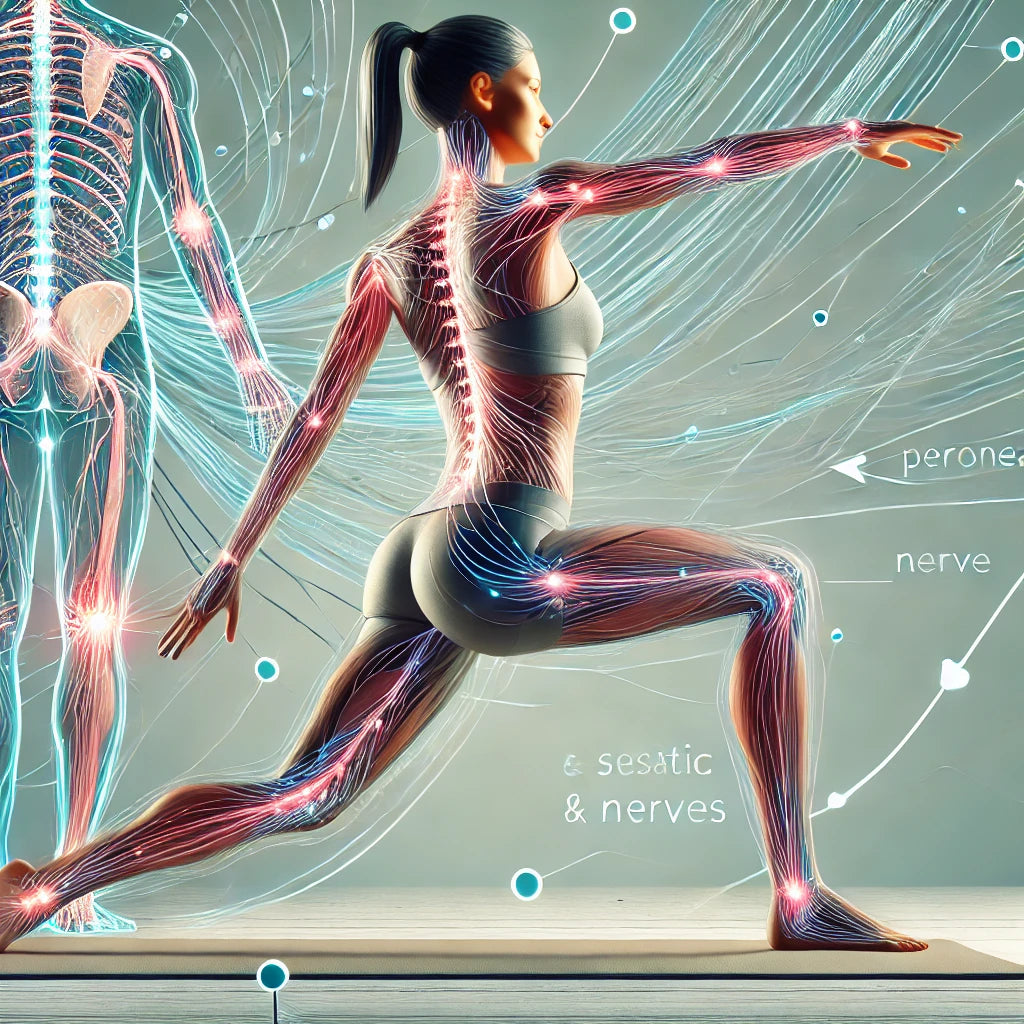 Body flossing for sciatica and perennial nerve pain relief in seconds