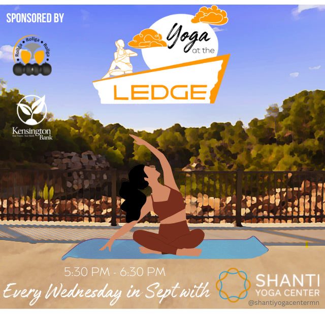 Rollga/Yoga Fusion Classes at The Ledge Amphitheater in Waite Park MN