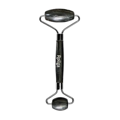 Black stone facial roller by Rollga