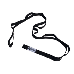 Black Rollga stretch strap with loops