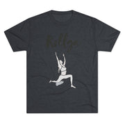 Unisex Tri-Blend Crew Tee: Roll(Yo)ga