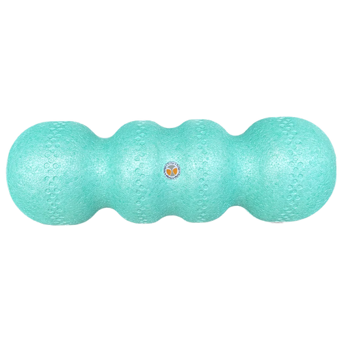 Rollga medium-density foam roller in aqua
