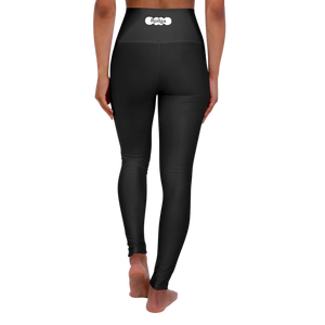 Minimalist Black High Waisted Yoga Leggings