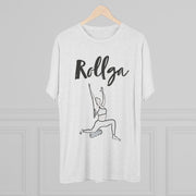 Unisex Tri-Blend Crew Tee: Roll(Yo)ga