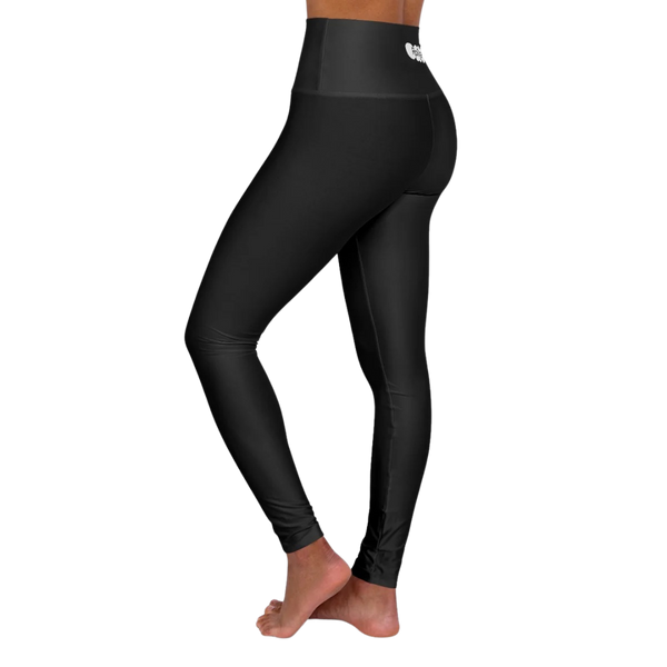 Minimalist Black High Waisted Yoga Leggings