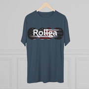 Rollga American Flag: Unisex Tri-Blend Crew Tee