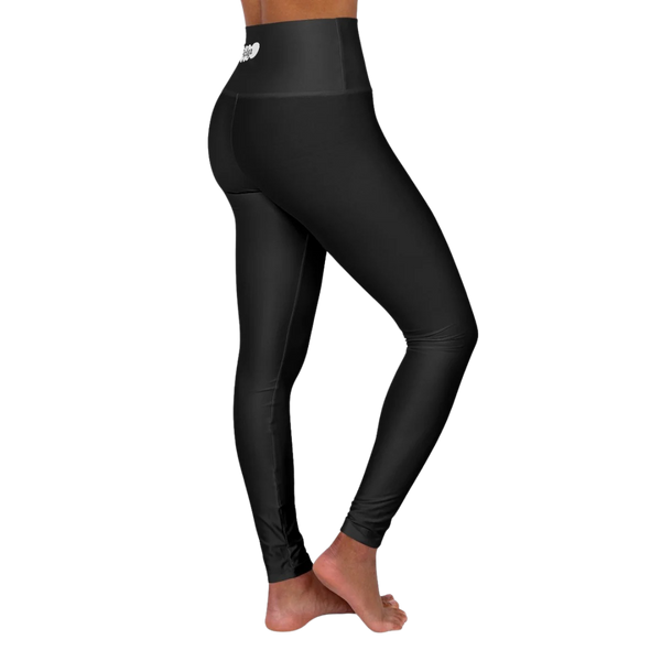 Minimalist Black High Waisted Yoga Leggings