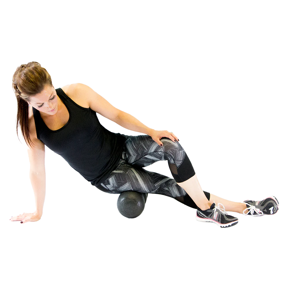 The Rollga Roller and Massager releases around the IT Band for help with tight IT bands and IT band syndrome. Release what is important.